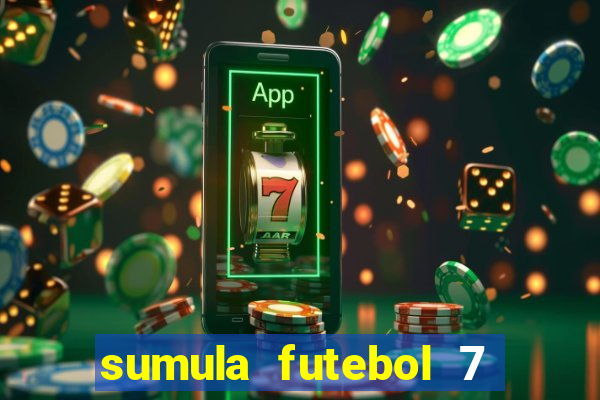 sumula futebol 7 society excel